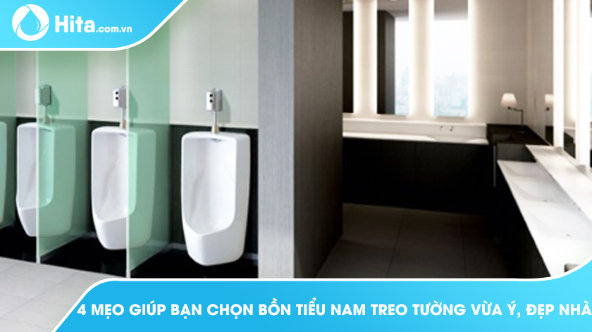 4 mẹo giúp bạn chọn bồn tiểu nam treo tường vừa ý, đẹp nhà